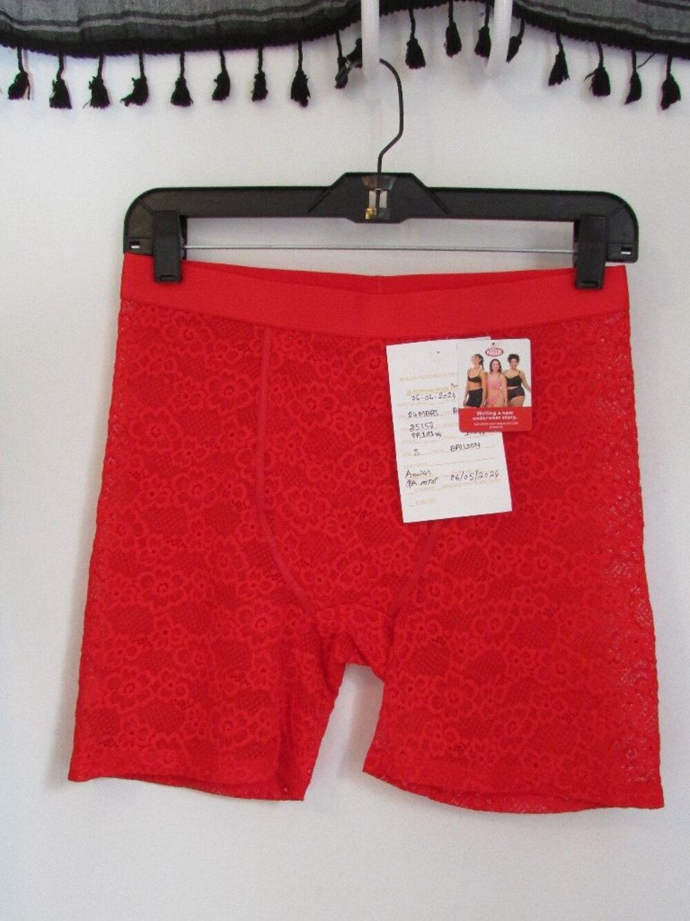 Parade Red Lace Boxers